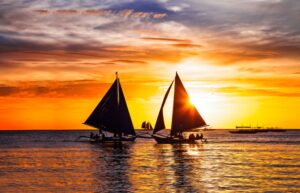 Sunset Paraw Sailing